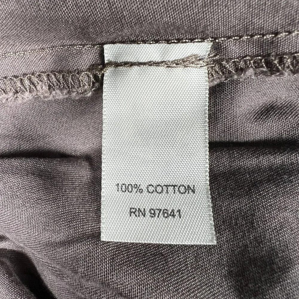 NEW J.Jill Womens Brown Drawstring Waist Wide Leg Cropped Utility Pants Size 10 - Picture 12 of 12